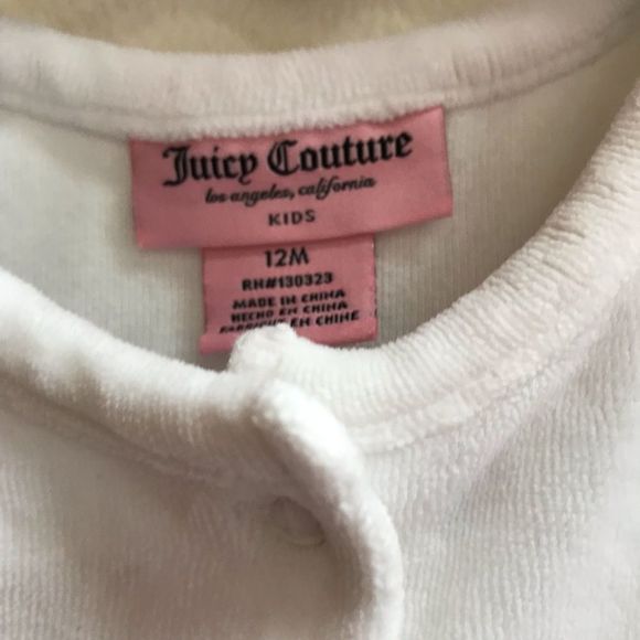 Juicy Couture footed one piece - Picture 4 of 7